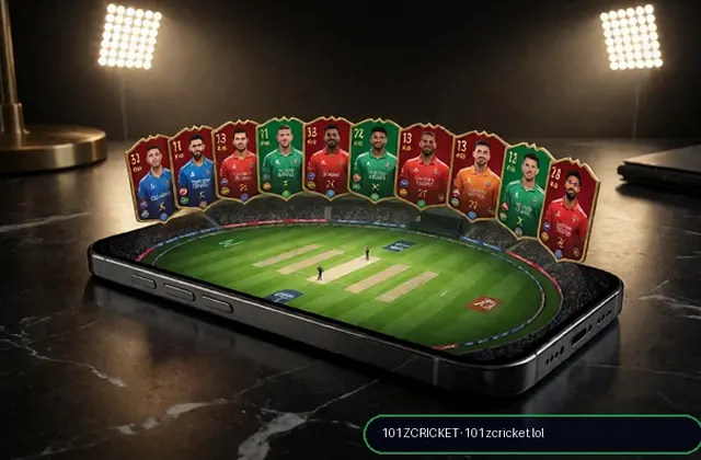101zcricket (101z cricket) fantasy cricket & matchday visual 1